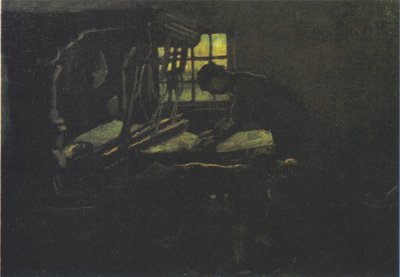 Weaver Standing at the Loom by Vincent van Gogh